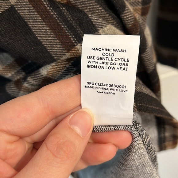 BloomChic Brown Plaid Women's Top NWOT - Picture 10 of 10